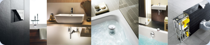 Komposition mehrer Badprodukte